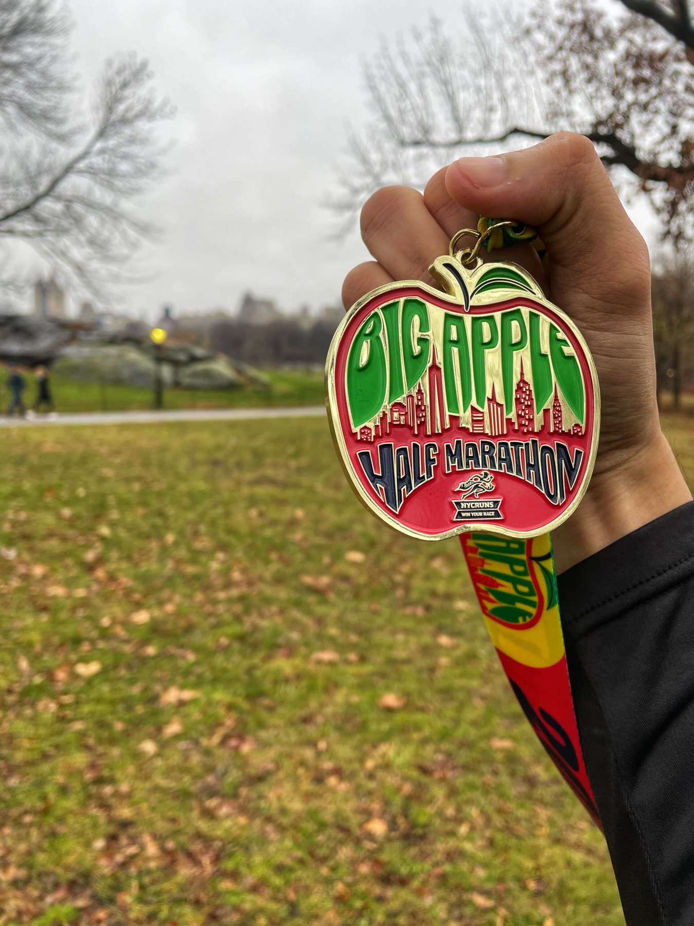 Big Apple Half · Central Park · 11 Dec 2021 · 1:59:40
