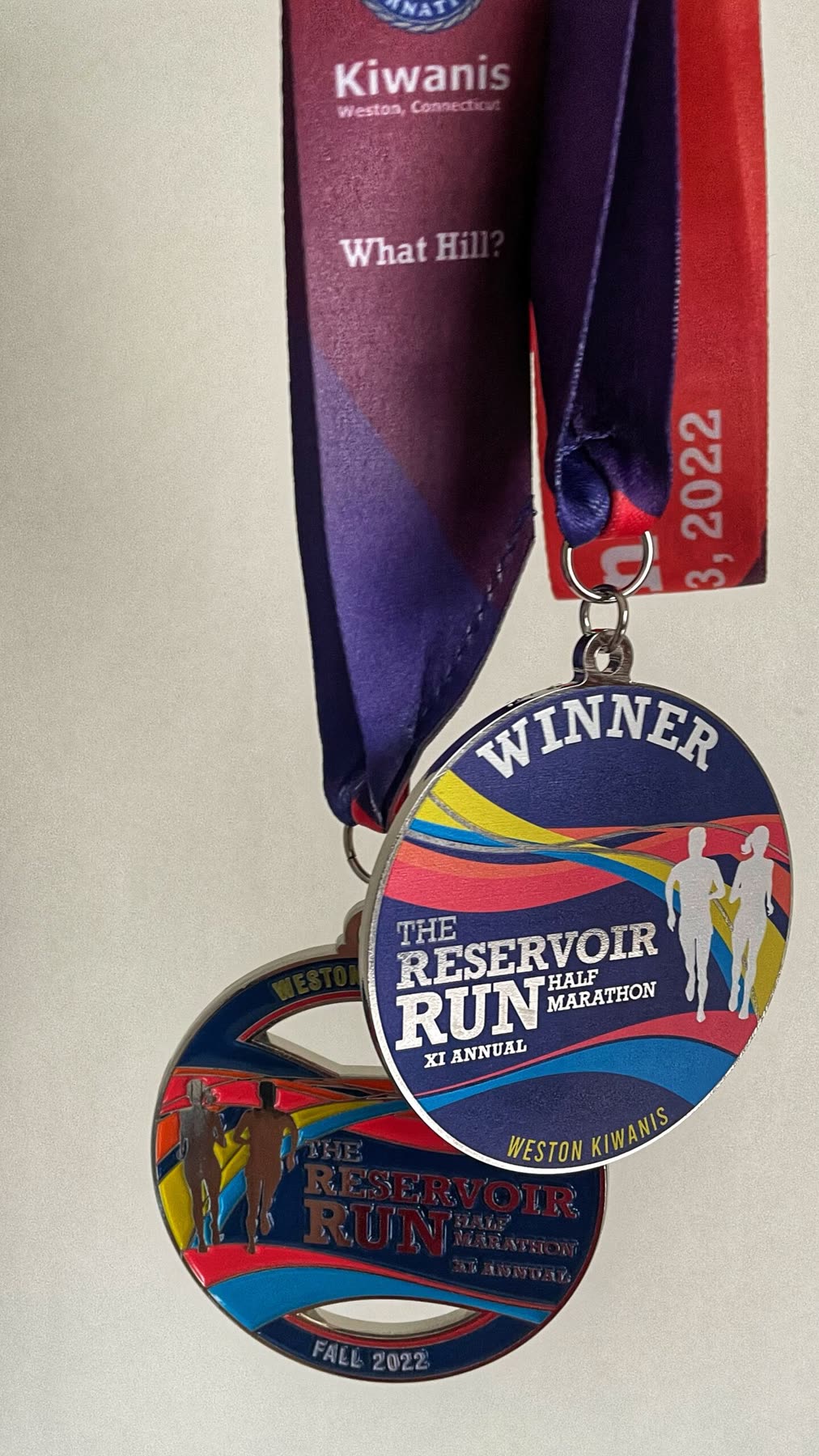 Reservoir Run Half · Weston, CT · 23 Oct 2022 · 1:44:05